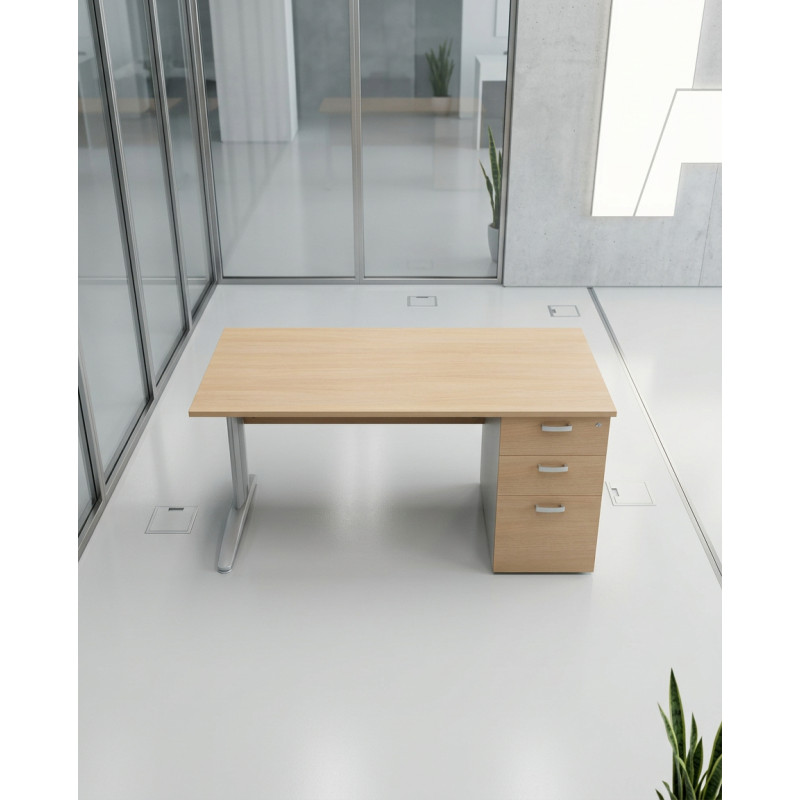 Mesa Oficina con cajones Sigma de Mobel Línea - Montiel