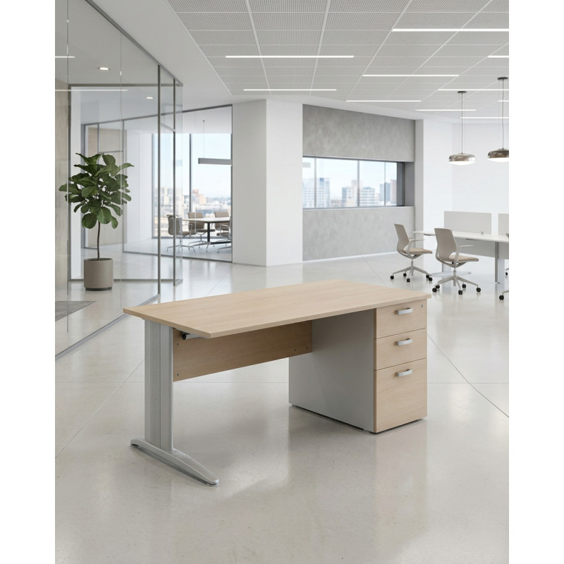 Mesa Oficina con cajones Sigma de Mobel Línea - Montiel