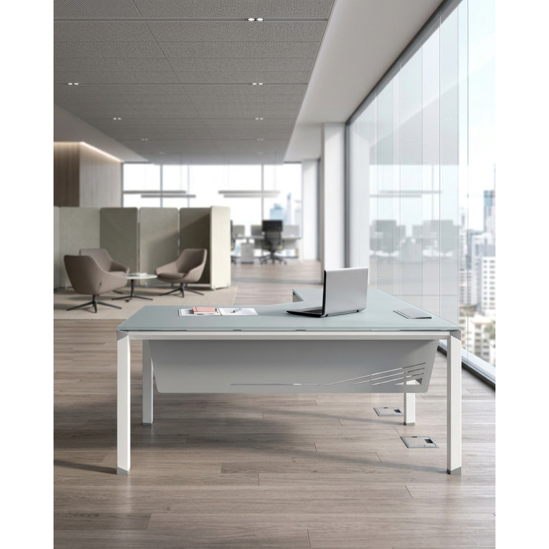 ▷ Mesa Oficina Faldón Metálico Metrik de KESTA - Montiel