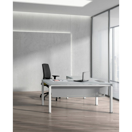 ▷ Mesa Oficina Faldón Metálico Metrik de KESTA - Montiel