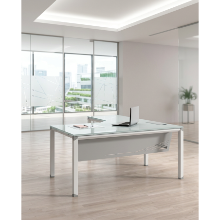 ▷ Mesa Oficina Faldón Metálico Metrik de KESTA - Montiel