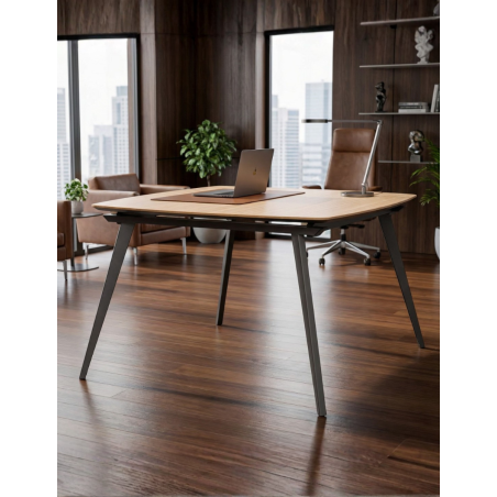 Mesa de Reunión Cuadrada de Kunna - Montiel