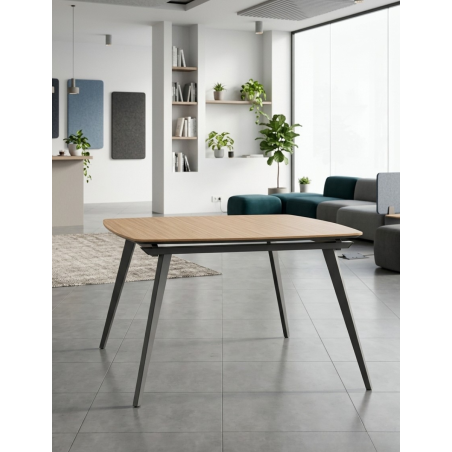 Mesa de Reunión Cuadrada de Kunna - Montiel