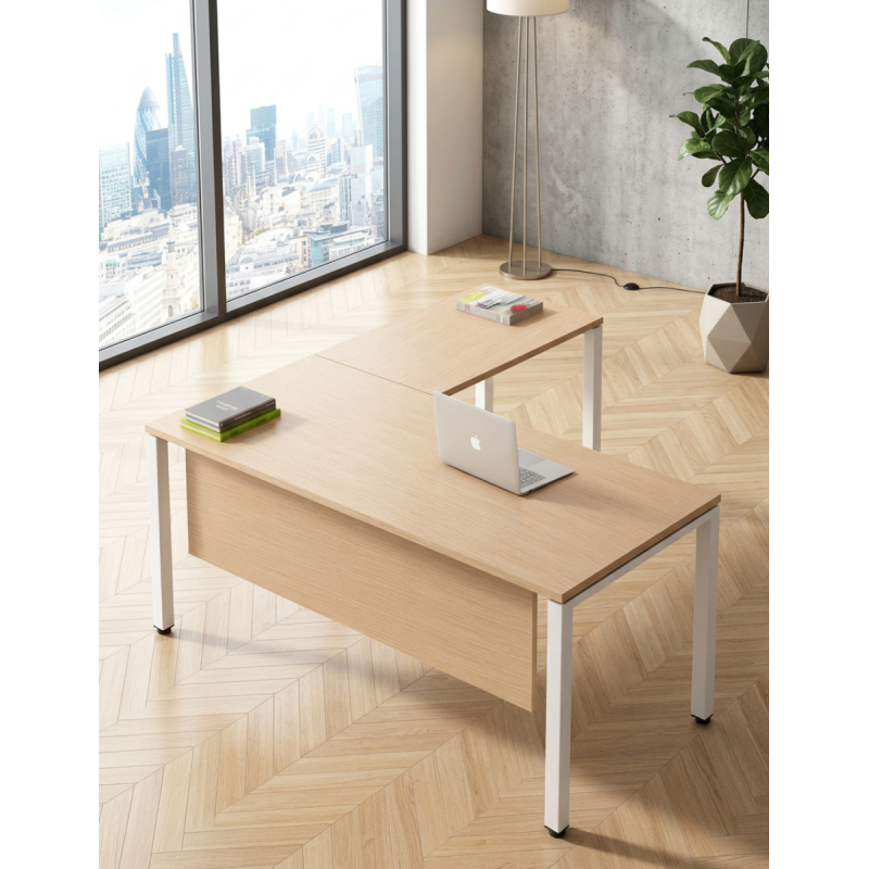 ▷ Mesa de Despacho con Ala Teseo de Ismobel - Oficinas Montiel