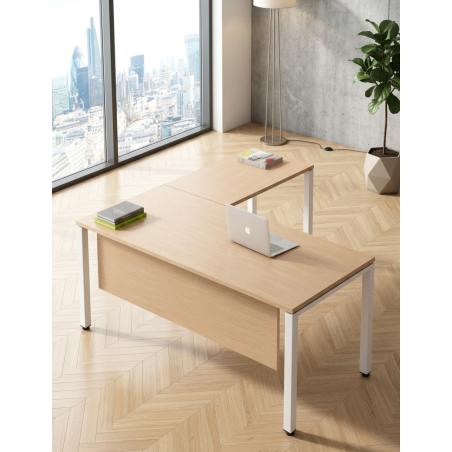 ▷ Mesa de Despacho con Ala Teseo de Ismobel - Oficinas Montiel