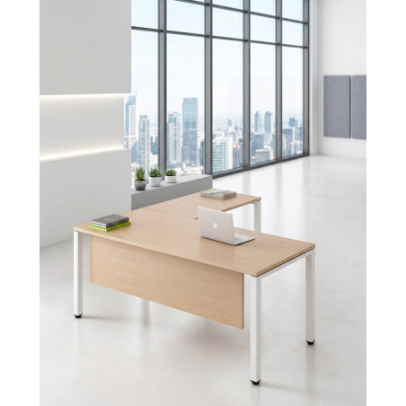 ▷ Mesa de Despacho con Ala Teseo de Ismobel - Oficinas Montiel