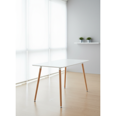 Escritorio Nórdico Blanco 160x90 cm - Oficinas Montiel