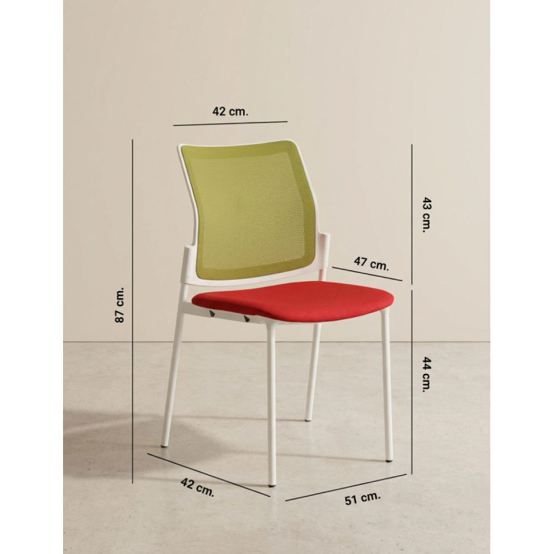 Silla Confidente 4 Patas Urban de Actiu - Montiel