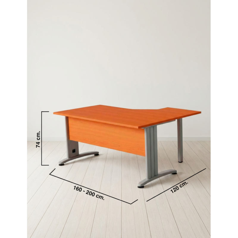 ▷ Mesa de Oficina con Ala Krono de Kesta - Montiel