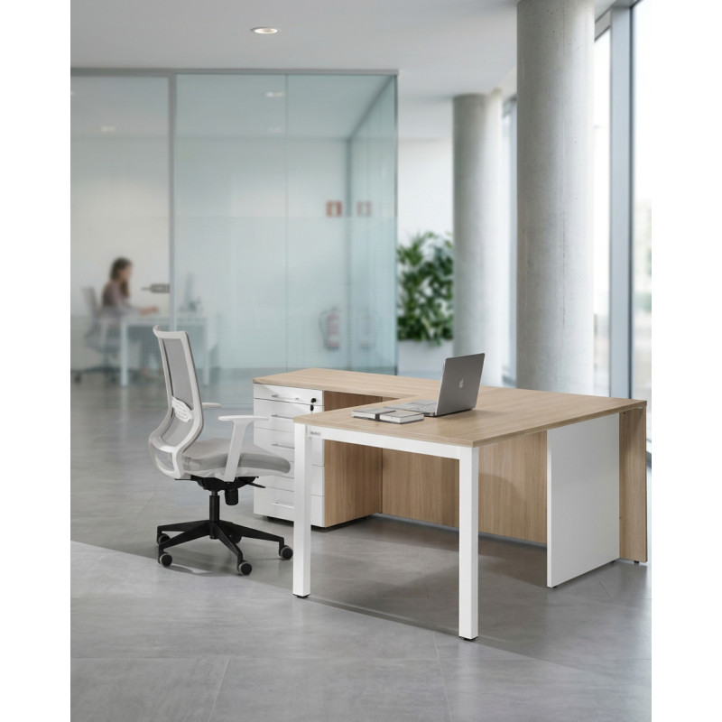 Mesa de Oficinacon Cajones y Ala M4 de Herpesa - Montiel