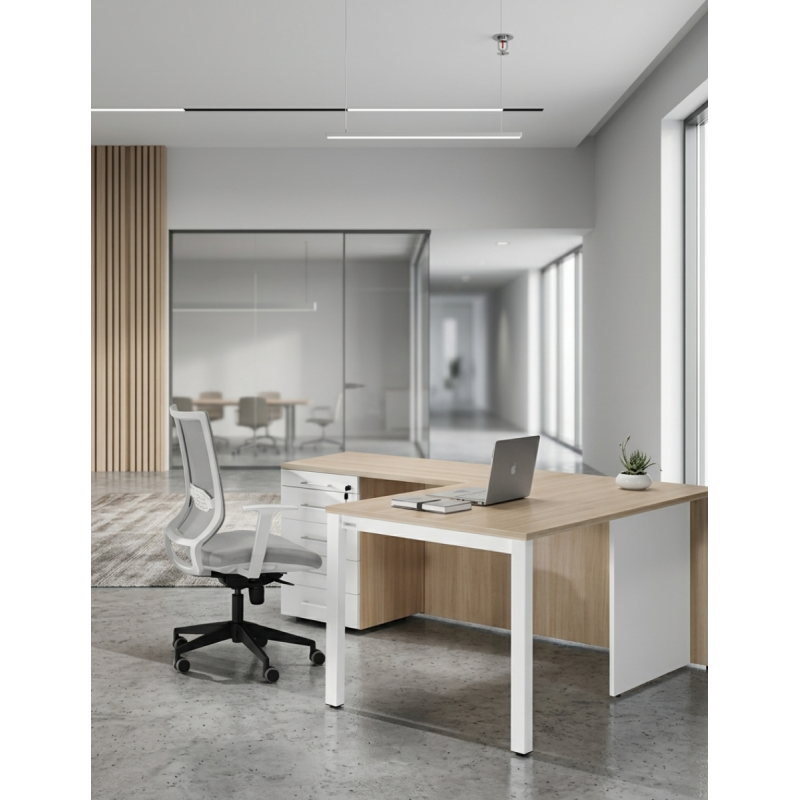 Mesa de Oficinacon Cajones y Ala M4 de Herpesa - Montiel