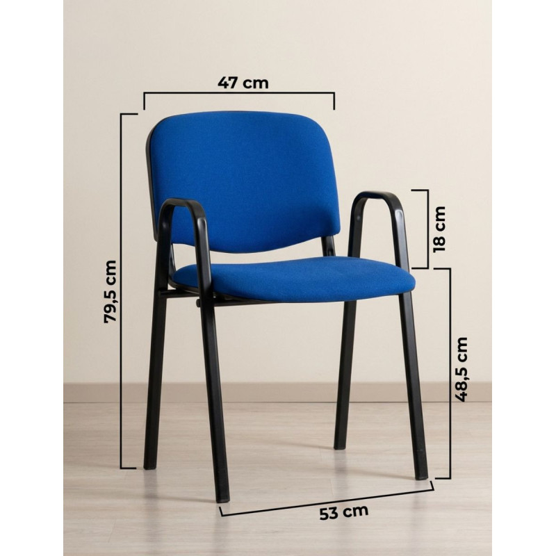 Silla de Colectividades LEO 1 Tapizada de Kunna - Oficinas Montiel