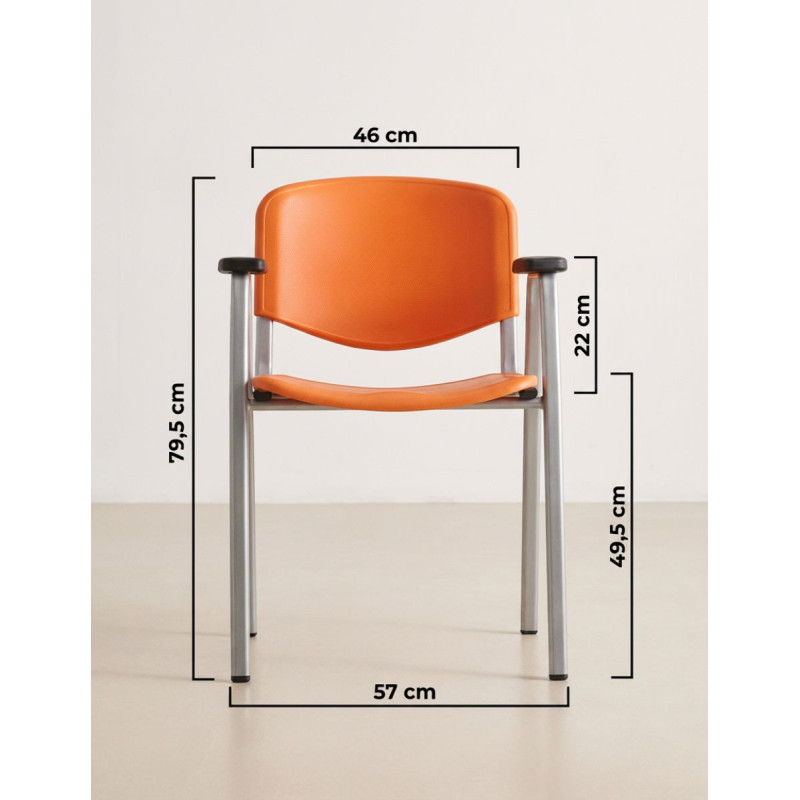 Silla Colectividades LEO 2 Polipropileno de Kunna - Montiel