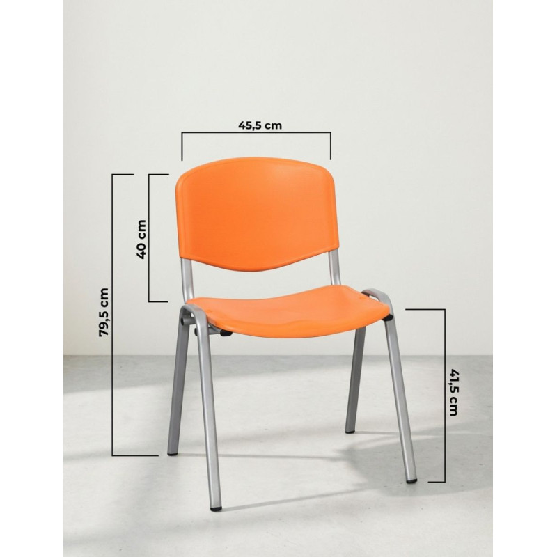 Silla Colectividades LEO Polipropileno de Kunna - Oficinas Montiel