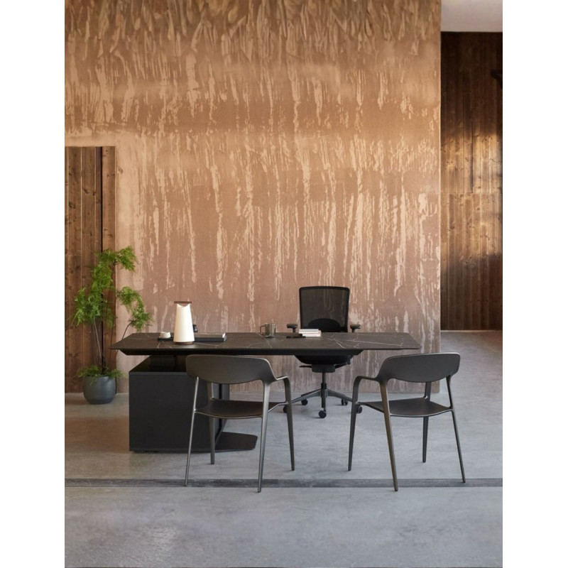 Mesa Oficina Elevable con Aparador Menssula de Actiu - Montiel