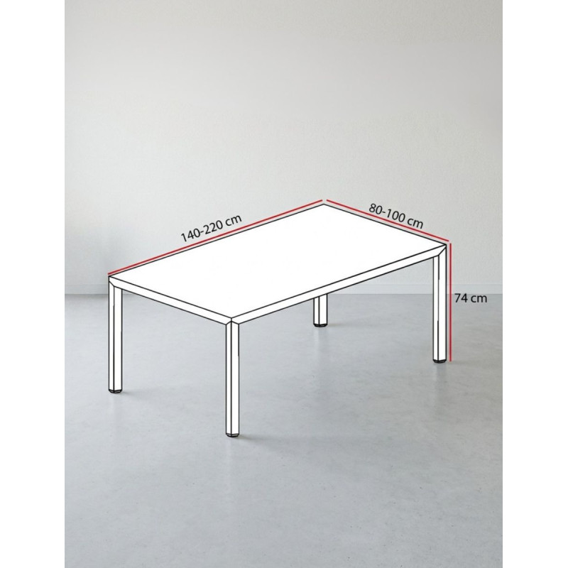 ▷ Mesa de Oficina de Madera PRISMA de ACTIU | Oficinas Montiel