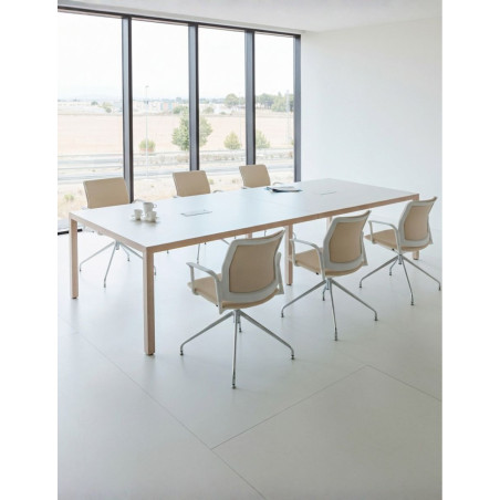 ▷ Mesa de Reuniones Rectangular PRISMA de ACTIU - Montiel