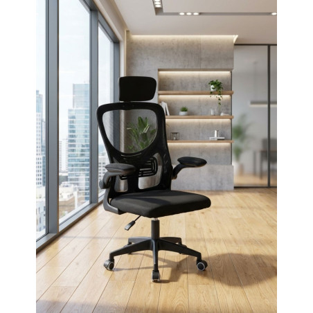 Silla Giratoria Oficina Respaldo Malla Aura - Montiel
