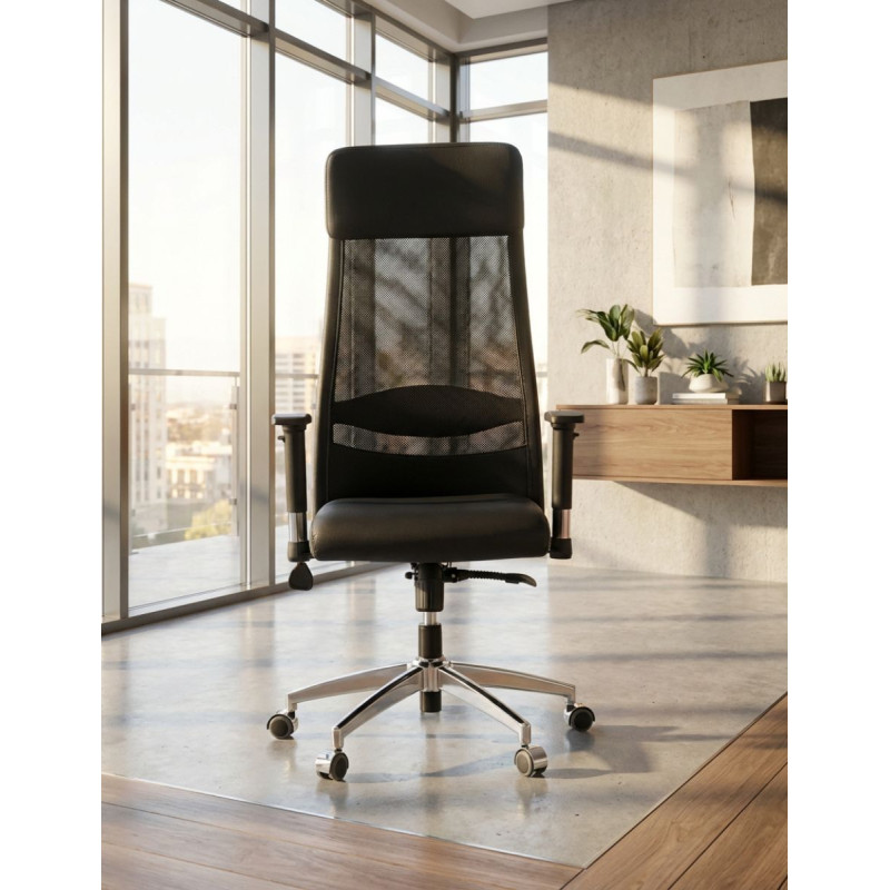Silla Oficina Giratoria Negra Ventus - Montiel