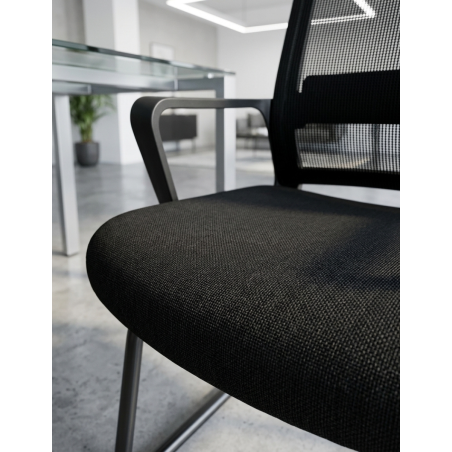 Silla Oficina Negra Ajuste Lumbar Surice Grupo SDM - Montiel