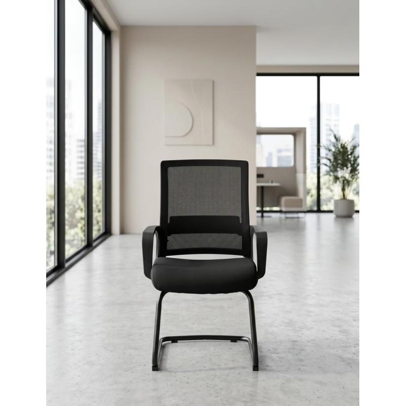 Silla Oficina Negra Ajuste Lumbar Surice Grupo SDM - Montiel