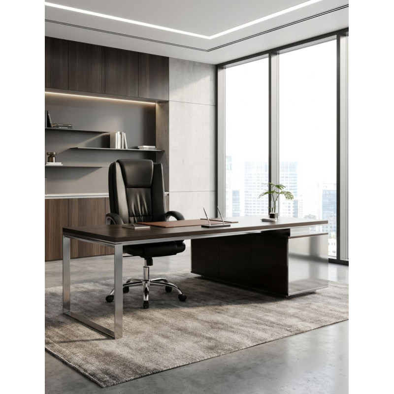 Sillón Dirección Giratorio Brazos Fijos Orion - Montiel