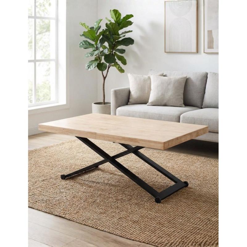 Mesa Madera de Centro Elevable 120x80 cm. Veya - Montiel