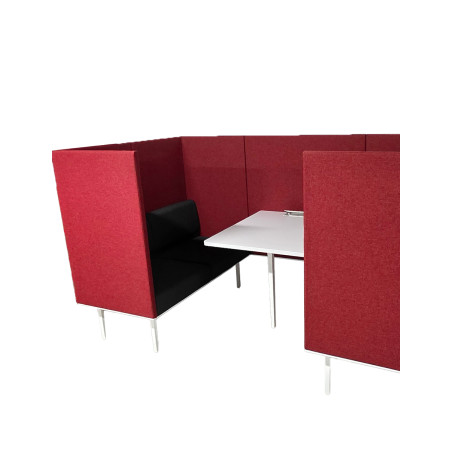 Sofás Dos Asientos con Mesa Central de Actiu - Montiel