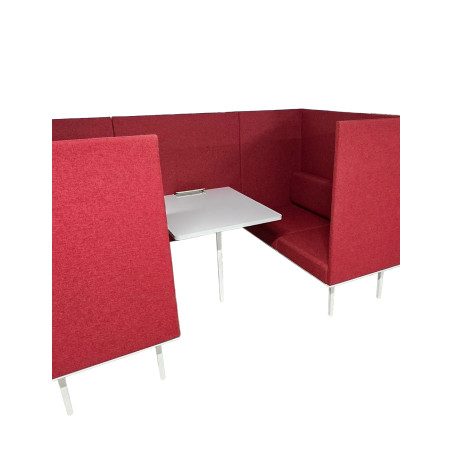 Sofás Dos Asientos con Mesa Central de Actiu - Montiel