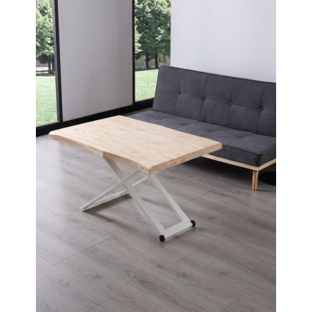 Mesa Elevable de Centro Madera de Roble Veya - Montiel