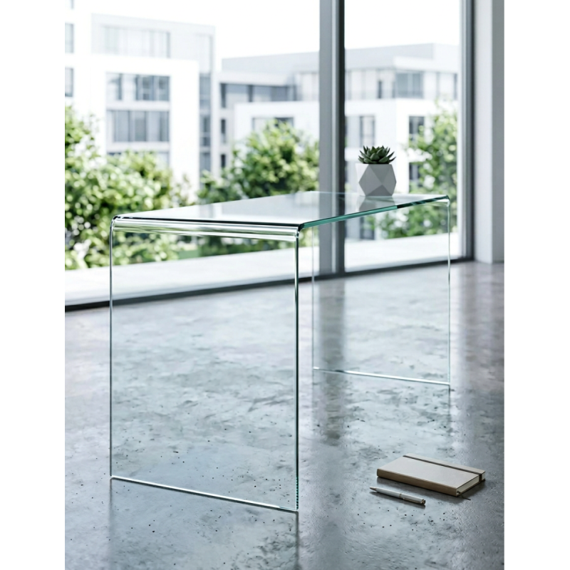 Mesa Dirección Cristal Curvado Concord de Grupo SDM - Montiel