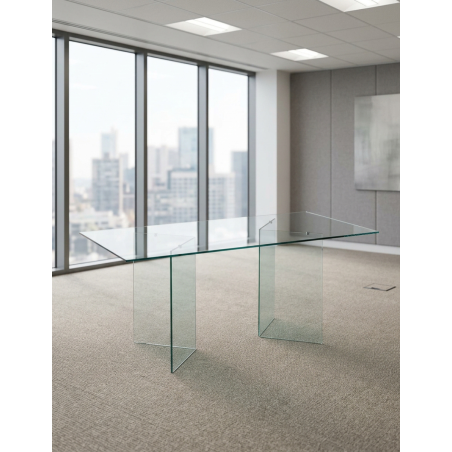 Mesa de Juntas Cristal Otish de Grupo SDM - Montiel