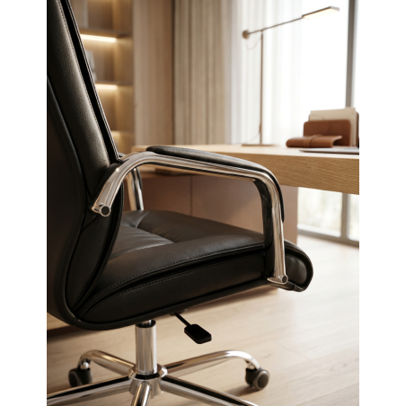 Sillón de Oficina Negro Flandes de Grupo SDM - Montiel
