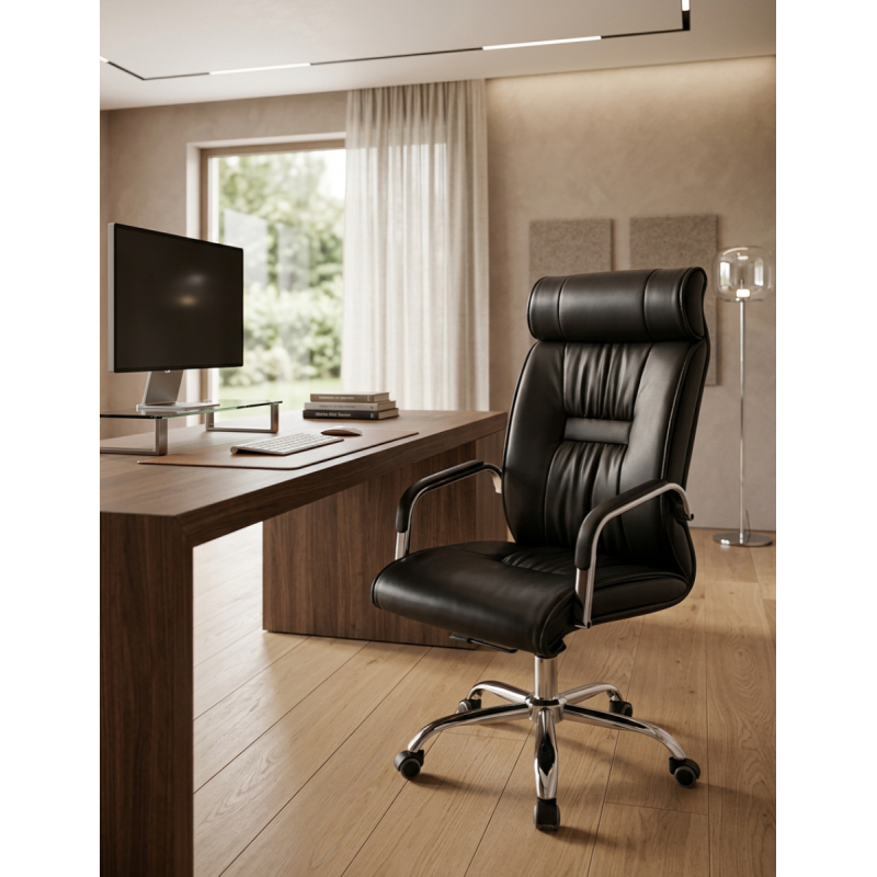 Sillón de Oficina Negro Flandes de Grupo SDM - Montiel