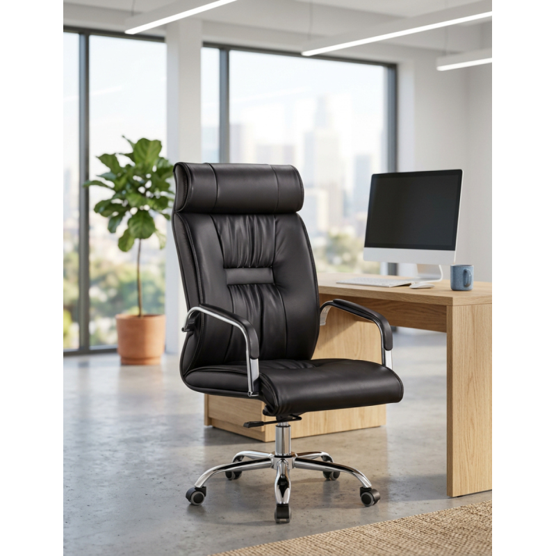 Sillón de Oficina Negro Flandes de Grupo SDM - Montiel