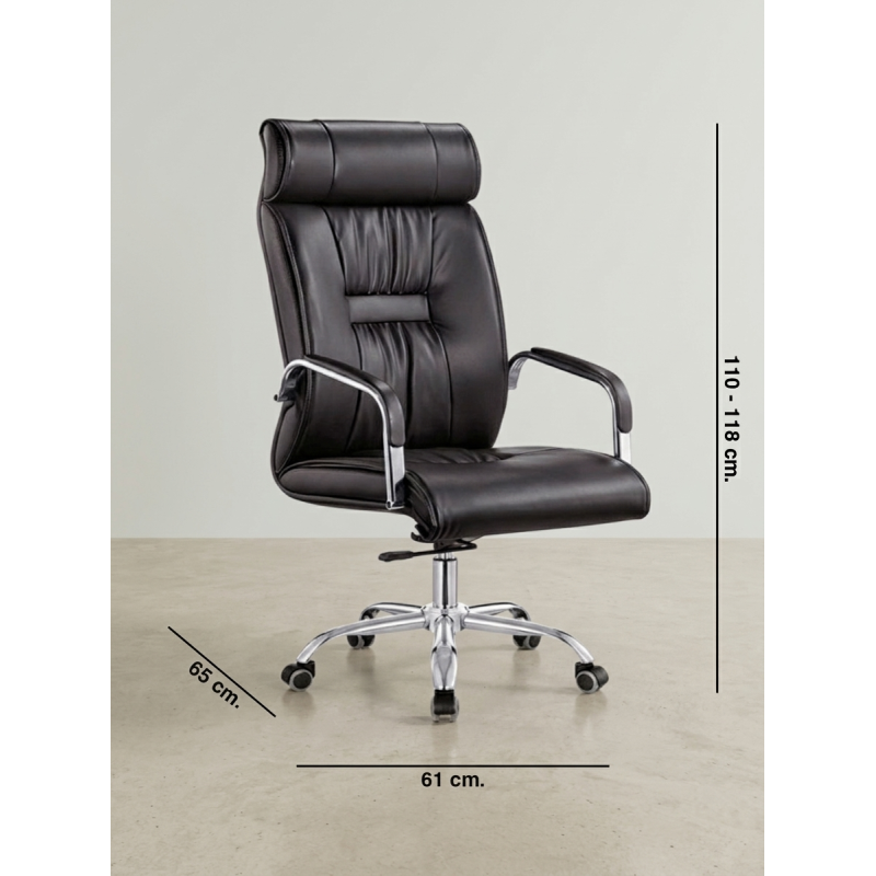 Sillón de Oficina Negro Flandes de Grupo SDM - Montiel