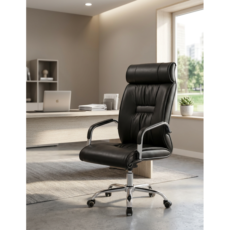 Sillón de Oficina Negro Flandes de Grupo SDM - Montiel