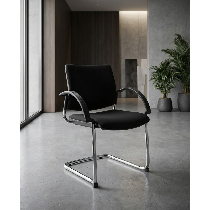 Silla Confidente Negra de Interstuhl - Montiel