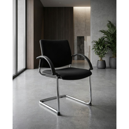 Silla Confidente Negra de Interstuhl - Montiel