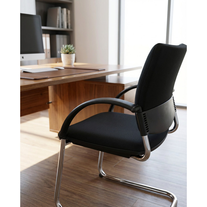 Silla Confidente Negra de Interstuhl - Montiel