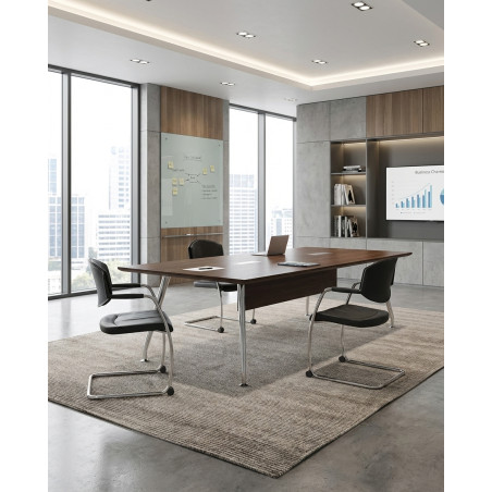 Silla Confidente Piel Negra de Giroflex - Montiel
