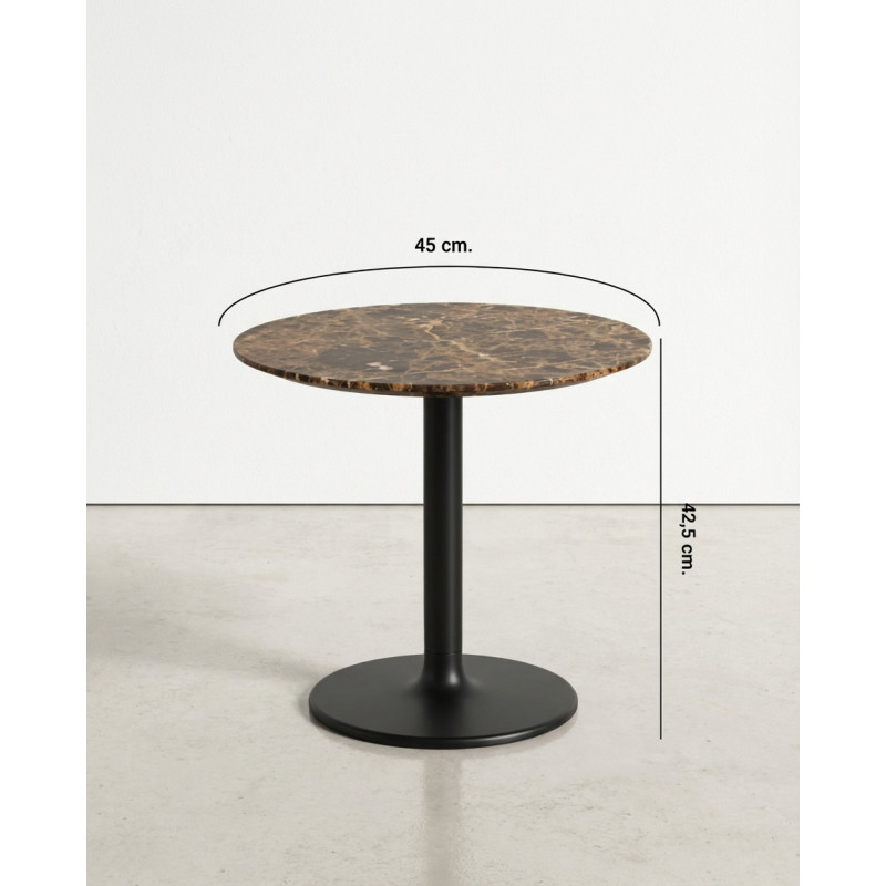 Mesa Auxiliar Mármol Dual de Andreu World - Montiel