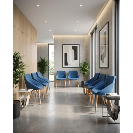 Butaca Azul Bow Chair de Pattio Forma 5 - Montiel