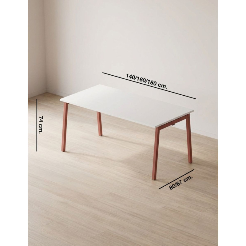 Mesa Madera Oficina Recta M-Next de Forma 5 - Montiel