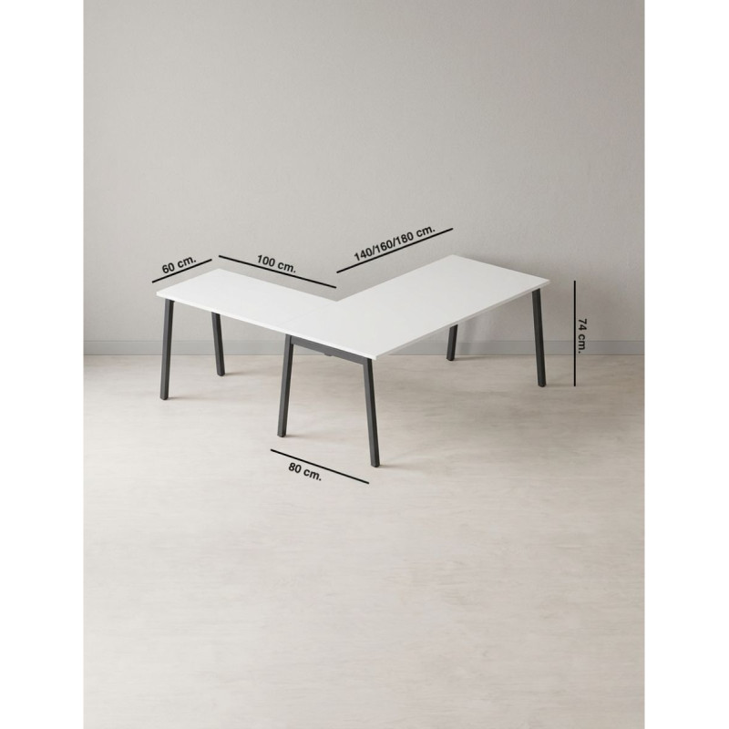 Escritorio en L de Madera M-Next de Forma 5 - Montiel