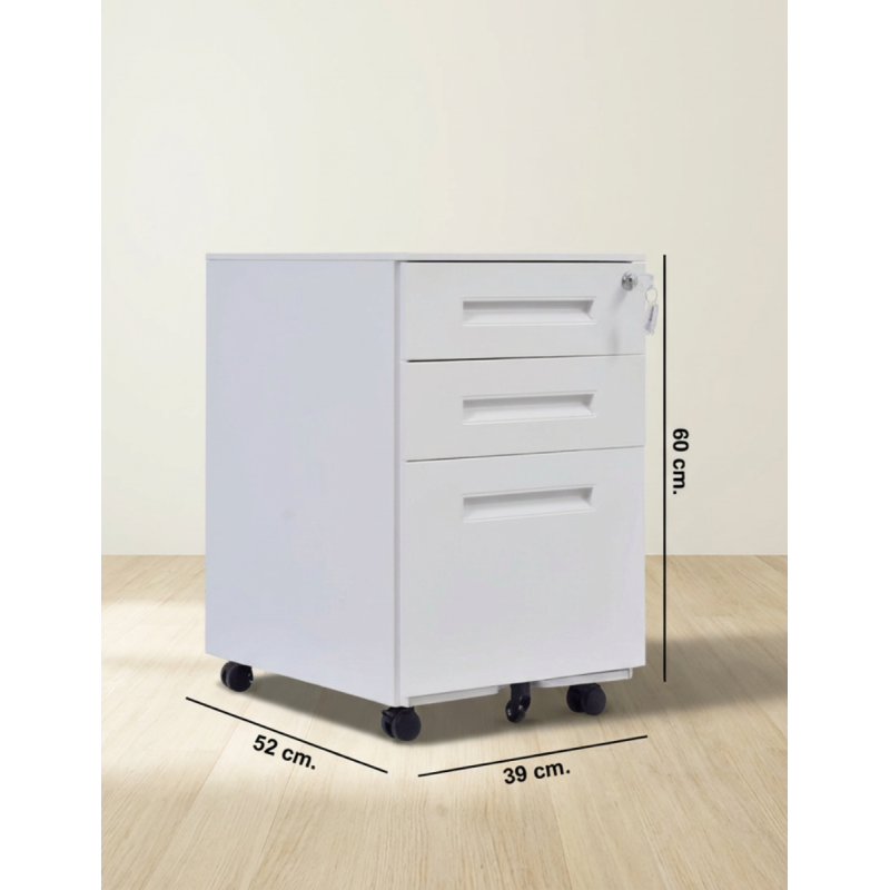 Cajonera Oficina Metálica Gris Olimpo de Grupo SDM - Montiel