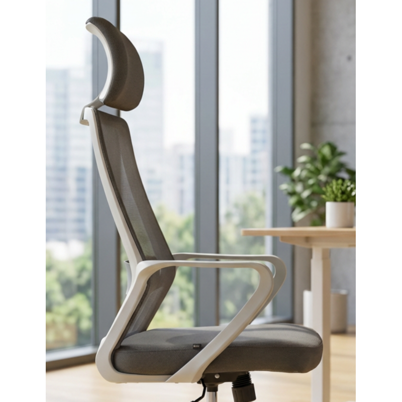 Silla Ergonómica Oficina Gris Mario de Grupo SDM - Montiel