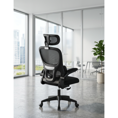 Silla Ergonomica Oficina Negra Bernay de Grupo SDM - Montiel