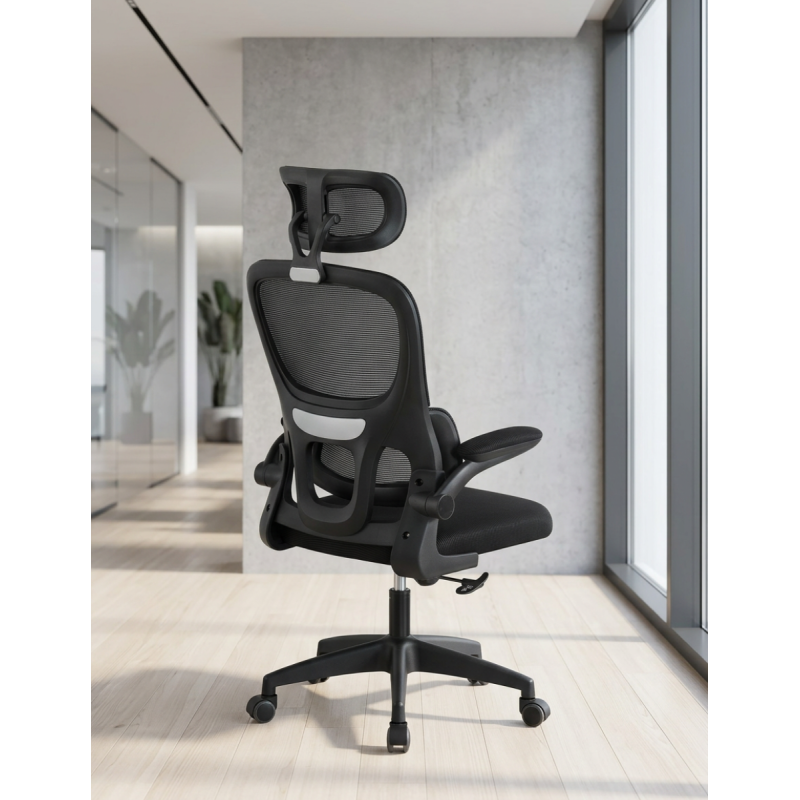 Silla Ergonomica Oficina Negra Bernay de Grupo SDM - Montiel