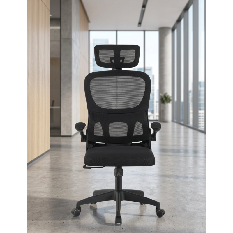 Silla Ergonomica Oficina Negra Bernay de Grupo SDM - Montiel